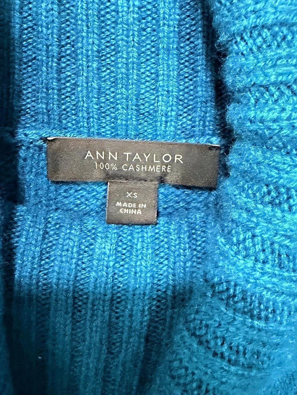 100%Cashmere -Bundle of three sweaters- Ann Taylor Cable Knit Cowl Neck Sweater
